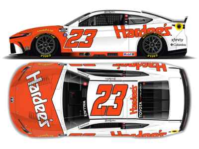 *Preorder* Bubba Wallace 2026 Hardees Flashback 1:24 Elite Nascar Diecast Bubba Wallace, Nascar Diecast, 2026 Nascar Diecast, 1:24 Scale Diecast, pre order diecast, Elite
