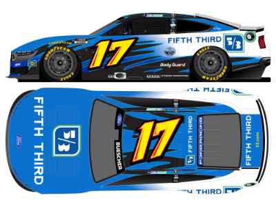 *Preorder* Chris Buescher 2026 Fifth Third Bank Throwback 1:24 Elite Nascar Diecast Chris Buescher, Nascar Diecast, 2026 Nascar Diecast, 1:24 Scale Diecast, pre order diecast, Elite