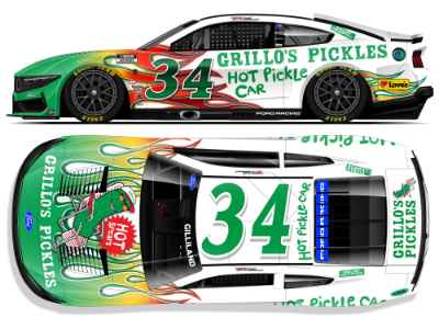 *Preorder* Todd Gilliland 2026 Grillos Pickles Hot Spears 1:24 Elite FOIL Numbers Nascar Diecast Todd Gilliland, Nascar Diecast, 2026 Nascar Diecast, 1:24 Scale Diecast, pre order diecast, Elite
