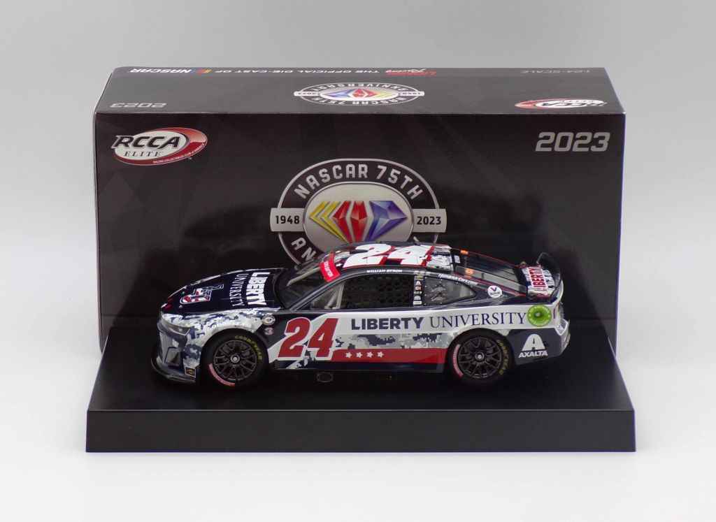 Modellino Auto Lionel Racing William Byron 2024 - Scala 1:64, Liberty University Patriotic Camo